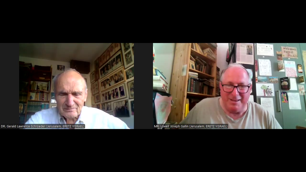 R&B Monthly Seminar: R&B Science Fellowship (Episode #22 -- Thursday, June 19th, 2025). ChairMAN: DR. Gerald Lawrence Schroeder (Jerusalem, ERETZ YISRAEL/Land Of Israel)