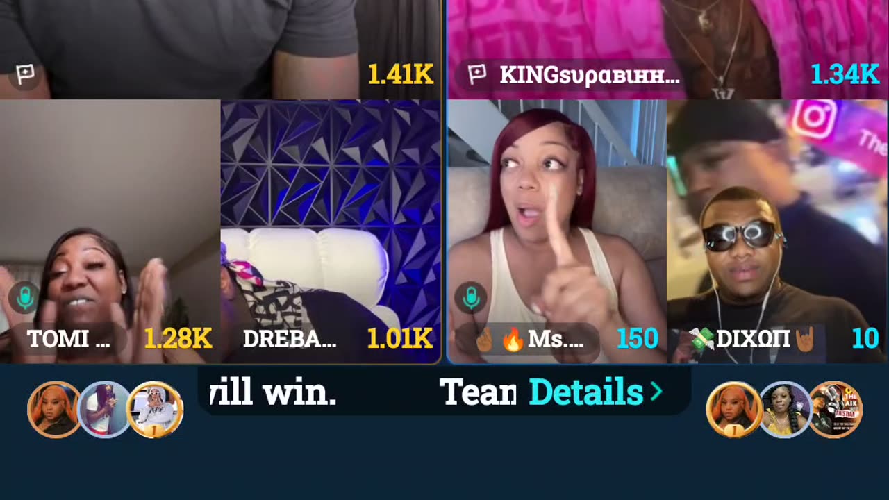 PUMKEN ARGUES WITH DREBABY THE PK GOT QUIET