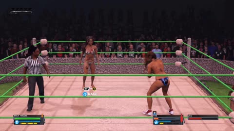 Eve Torres w/ Lita vs. Sioux Tanaka WWE 2K24