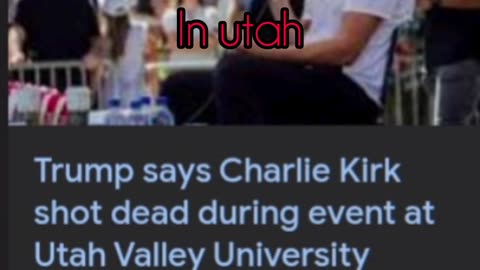 R.i.p. Charlie kirk