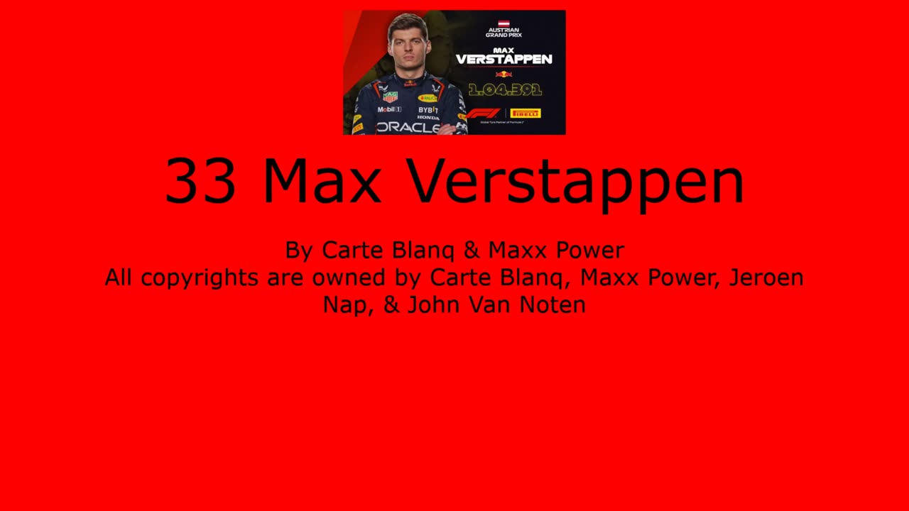 33 Max Verstappen