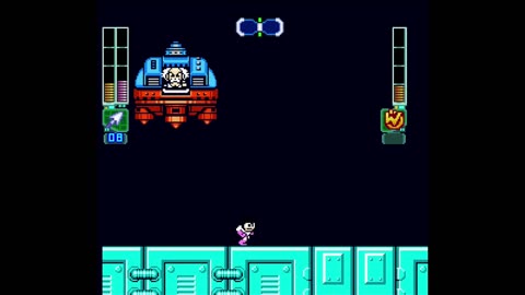 The final battle against Dr. Wily (Mega Man 6)