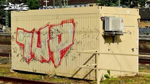 Graffiti Line // FRANKFURT AM MAIN Bhf. Frankfurt Süd (((Legendär Graffiti 2025 Video )