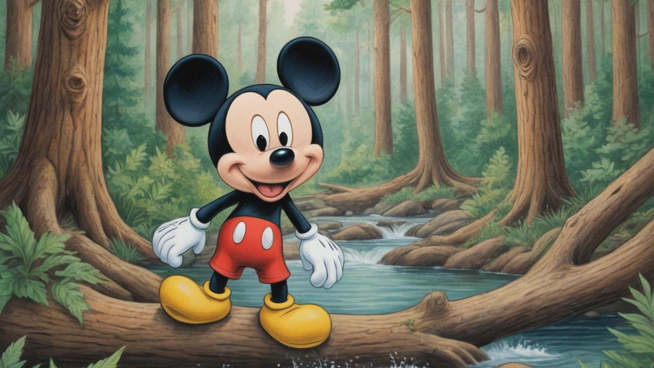 ミッキーと山 ✨ おやすみ物語 - おとぎ話 - 短編物語の朗読