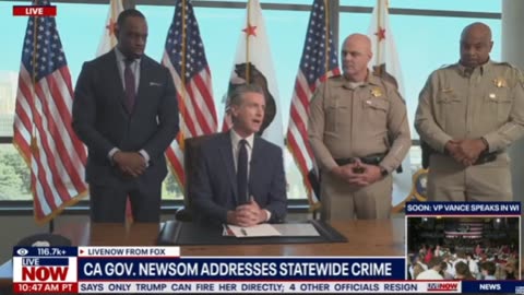 Newsom Deploys CHP Officers Across State to Crack Down on Crime After Dumping on Trump and NG