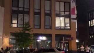 Around 35 liberals are “booing” law enforcement for preventing crime in DC..
