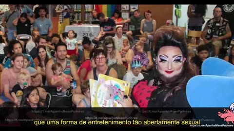 HORA DA HISTÓRIA DRAG QUEEN A tendência perturbadora de pais e escolas sujeitarem seus filhos