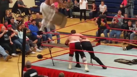 Sabu vs Sandman in a mixed tag match