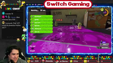 Splatoon 3 Turf War Gameplay *LIVE*