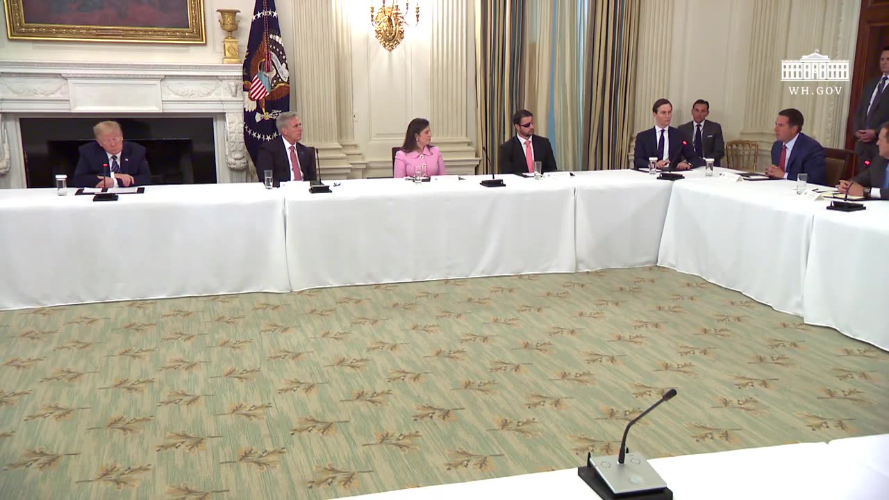 President Trump Meets with Republican Members of Congress