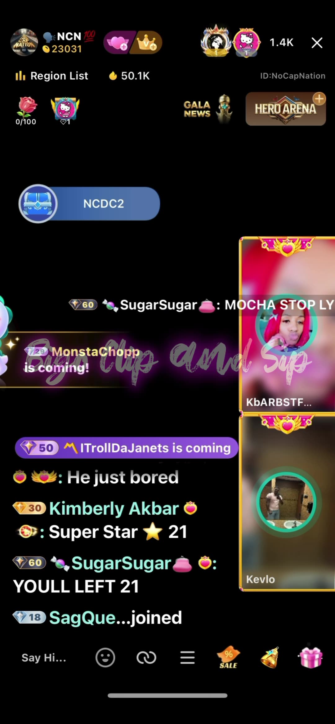 NoCap talks to Kevlo while waiting outside the club 11/14/25 #bigoclipandsip