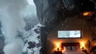 Mountain Cave Resort bedroom.