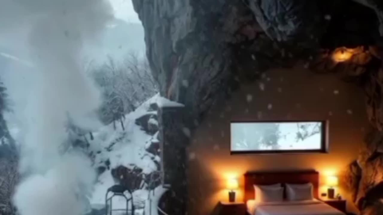 Mountain Cave Resort bedroom.