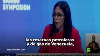 Delcy Rodríguez: EE.UU. quiere los recursos naturales de Venezuela
