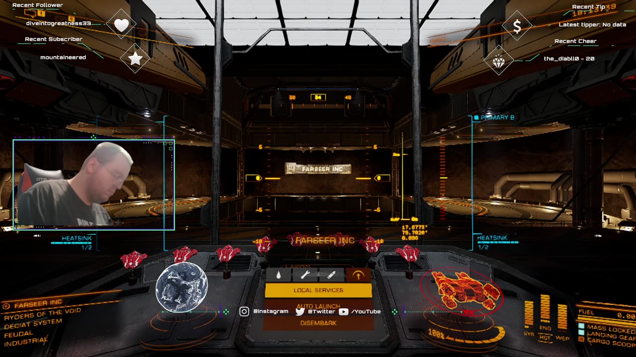 Let's Play elite dangerous with X52 Pro steel series