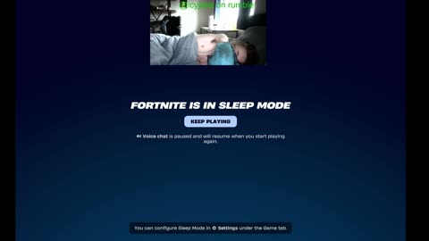 watch me sleep and wake and bake then to play fortnite