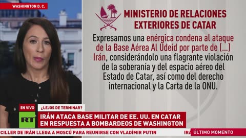 Irán lanza un ataque de represalia contra una base militar de EE.UU.