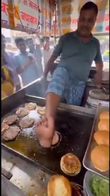 INDIAN FAST FOOD: At Burger Singh, this is how they cook their signature burger, The Whoprah!