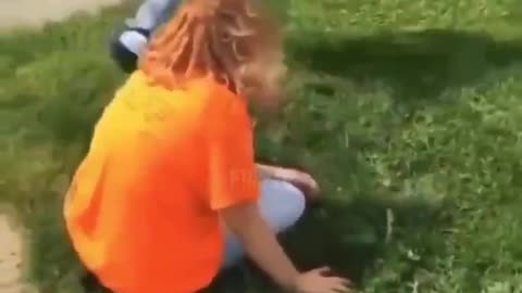 She was just trying to walk home… but the usuals wouldnt let her