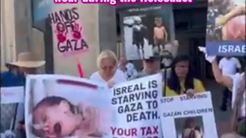Code pink ~ never again” isn’t selective. Gaza is starving