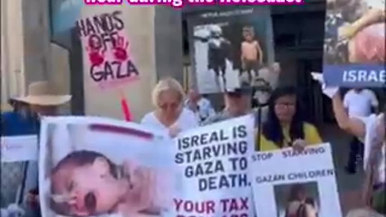 Code pink ~ never again” isn’t selective. Gaza is starving