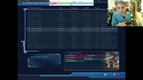 Halo 2 Online Multiplayer Match #1 With Live Commentary