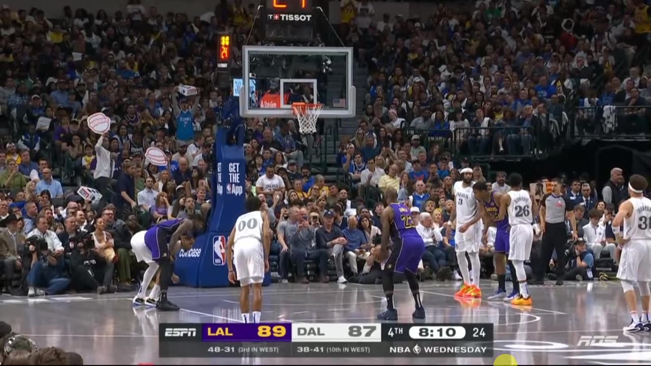 LA Lakers vs Mavericks de Dallas