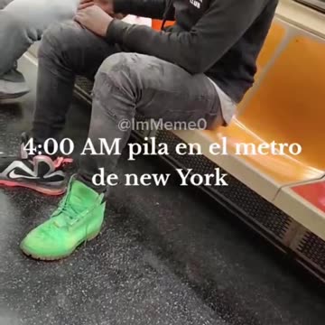 Black robs men on train