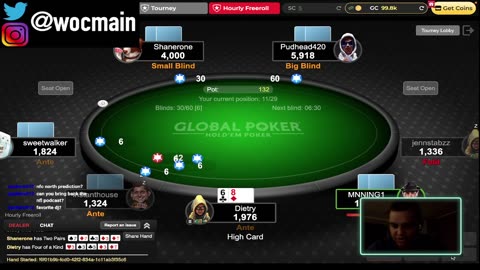 Big Four of a Kind To Save This Poker Tournament