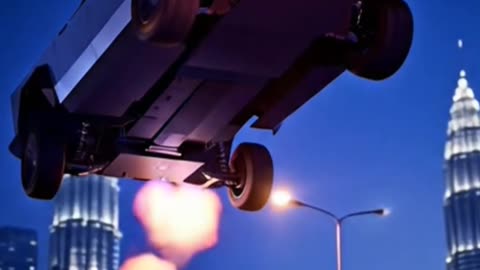 #Flying #Tesla #Cybertruck Flame Thrower Seen in Malaysia #Aviation #AeroArduino