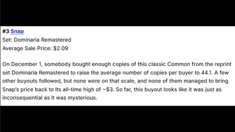 Most sold cards on TCG for Dec.