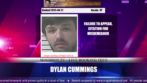 Mugshot TV - Live Arrest Booking Video Stream