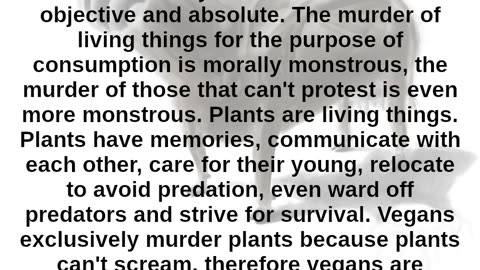 Vegans Are Monsters