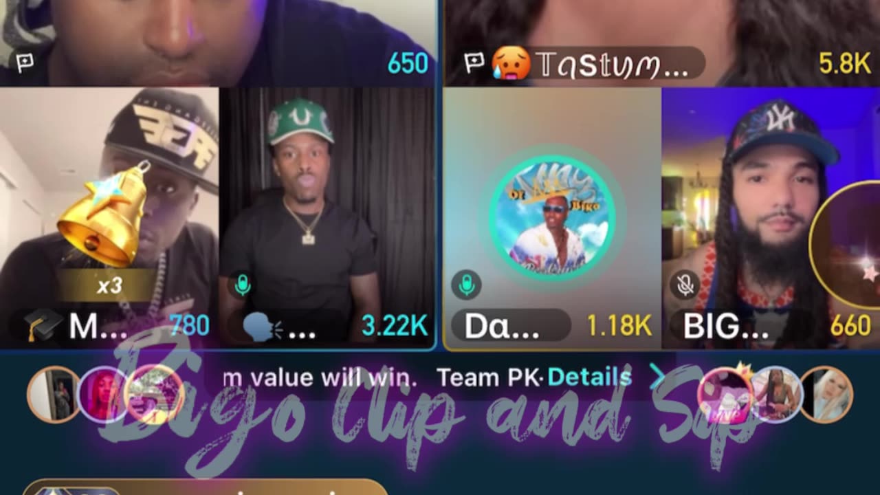 Team PK DreBaby TastyMocha Supa Papi Finesse NoCap Moet Gate 6/21/25 #bigoclipandsip
