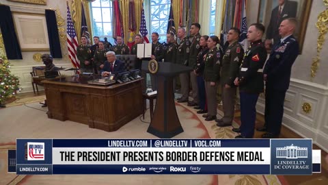 LIVE: The President participates in a Mexican Border Defense Medal Presentation