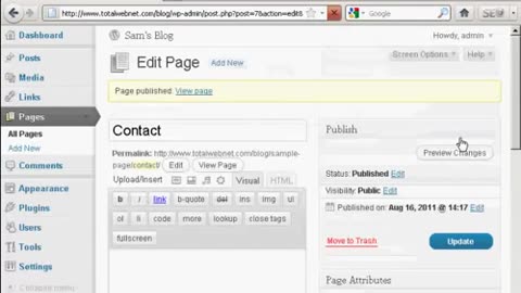 How to Create New Pages | Wordpress how to tutorials Part 6 - Youtube