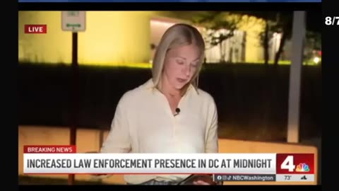 Santa Surfing DC News talking DC Takeover - Federalized! BIG BOOMS happened
