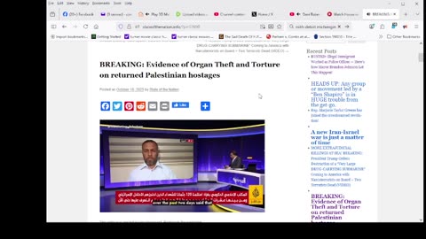 Evidence of Organ Theft and Torture on returned Palestinian hostages