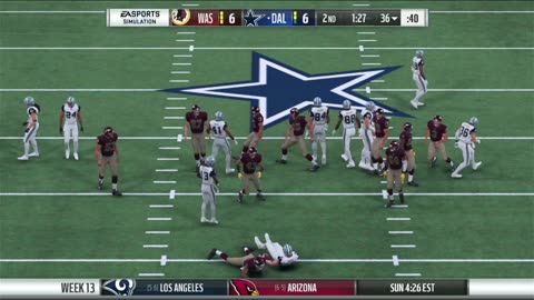 1966 REDSKINS VS MADDEN 18 - WEEK 13 VS DALLAS COWBOYS