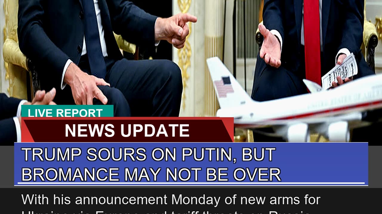 Trump Sours on Putin But Bromance May Not Be Over