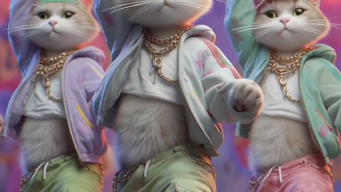 Purr-fect Moves: The K-Pawp Dance Crew Has Arrived! 🐾