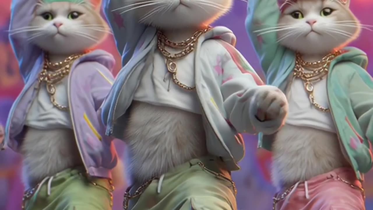 Purr-fect Moves: The K-Pawp Dance Crew Has Arrived! 🐾