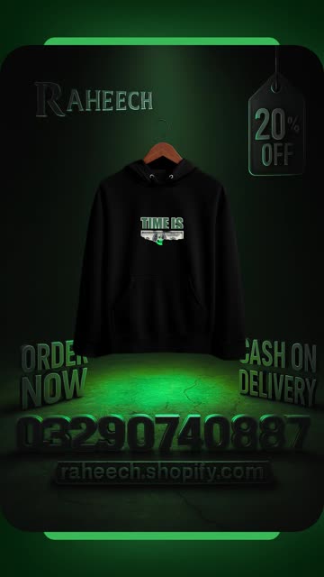 "Time Is Money" Hoodie Collection | 400GSM Premium | FREE Delivery + COD | Only 100 Pieces! 🚨