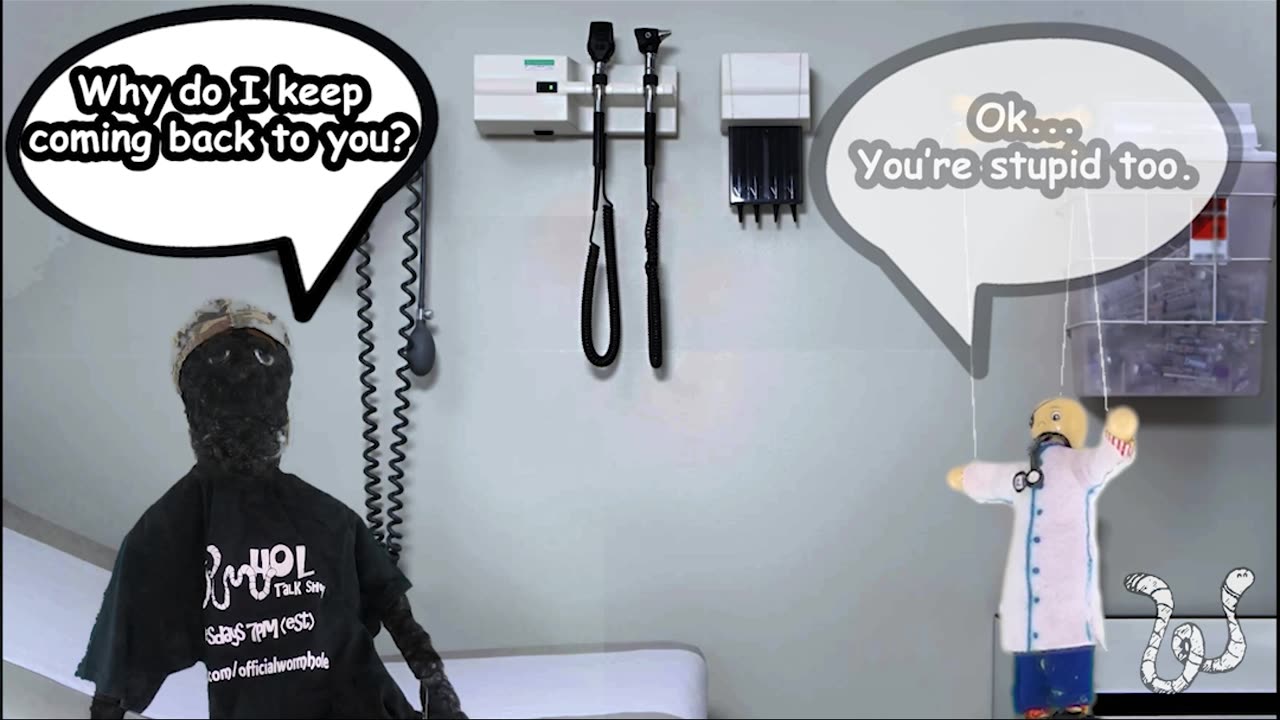 a bad Doctor & not sure why you keep coming back? #wormholesitcom #puppets #parody #skitcomedy