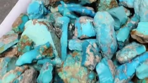 250508-1 Jackpot! Natural original Turquoise rough, the dream stone