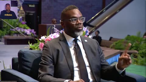 Chicago Mayor Brandon Johnson Says This at a Black Church