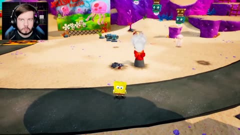 THIS GAME IS SCARY BRUH... SpongeBob Battle for Bikini Bottom Rehydrated (1)
