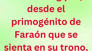 «El juicio sobre los primogénitos de Egipto» exodo 11:5,6 #shortvideo #shorts #youtube #youtubeshort