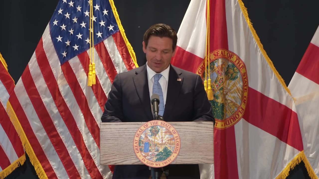 Governor Ron DeSantis Makes Florida DOGE Audit Announcement in Manatee County