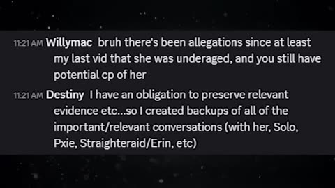 Destiny Reported to the Police. - WillyMacShow